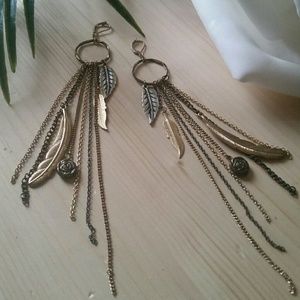 Gold Dangle Earrings
